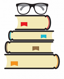 Book Reviews - Glasses On Books Clipart, Transparent Png ...