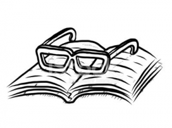 Glasses ON Book premium clipart - ClipartLogo.com