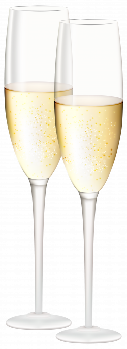 Champagne Glasses Transparent PNG Clip Art Image | Gallery ...
