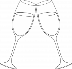Wedding Toast New Year Clip Art – Merry Christmas And Happy New Year ...