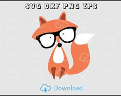 Fox with glasses clipart 2 » Clipart Portal