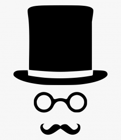 Glasses Clipart Gentleman - Hat And Mustache Png #352235 ...