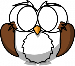 Owl With Glasses Clip Art at Clker.com - vector clip art online ...