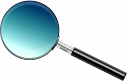 Clipart - A simple magnifying glass
