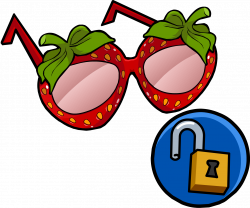 Strawberry Sunglasses | Club Penguin Wiki | FANDOM powered by Wikia
