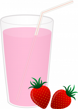 28+ Collection of Glass Of Milk With Straw Clipart | High quality ...