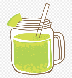 Juice Smoothie Cocktail Lemonade - Green Smoothie Clipart ...