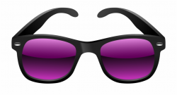 Black And Purple Sunglasses Png Clipart Image - Sunglasses ...