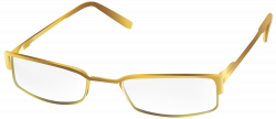 Gold Glasses PNG Transparent Clip Art Image | Gallery Yopriceville ...