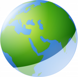 Clipart - world globe
