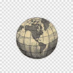 Brown old globe map, Globe Earth Tattoo World map, globe ...