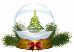 Christmas Tree Snowglobe PNG Clipart Image | Gallery Yopriceville ...