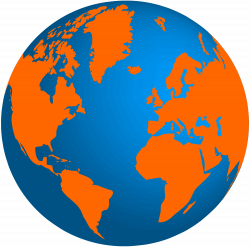 File:Globe terrestre Orange te Bleu.svg - Wikimedia Commons