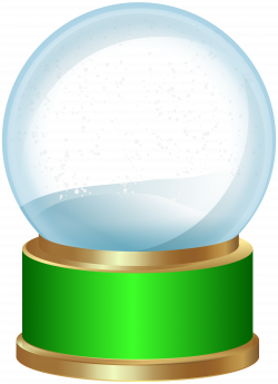 Empty Snow Globe Green PNG Clip Art | Gallery Yopriceville - High ...