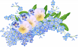 Spring Flowers Decoration Transparent PNG Clip Art Image | Gallery ...