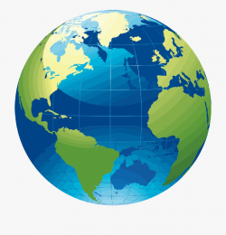 Clipart World Map Vivid At Globe - World Map Globe Png ...