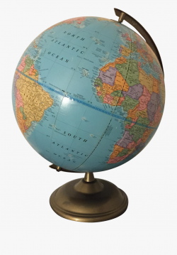 Globe Clipart Vintage - Vintage World Globe Png #1233204 ...