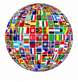 International Globe Clipart Clipartxtras - World Flag Globe ...