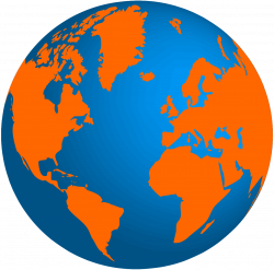 File:Globe terrestre Orange te Bleu.svg - Wikimedia Commons