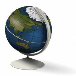 Public Domain Clip Art Image | Illustration of a globe | ID ...