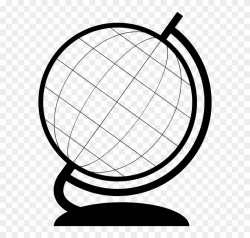 Planet Earth Clipart Simple - Outline Of A Globe, HD Png ...