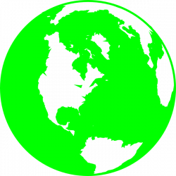 Green Globe Clip Art at Clker.com - vector clip art online, royalty ...