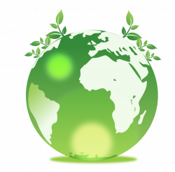T-shirt Green Environmentally friendly Clip art - Green Earth leaves ...