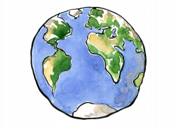 Earth Drawing Planet Clip art - earth cartoon 1680*1215 transprent ...