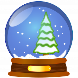 Winter Snow Globe Clipart