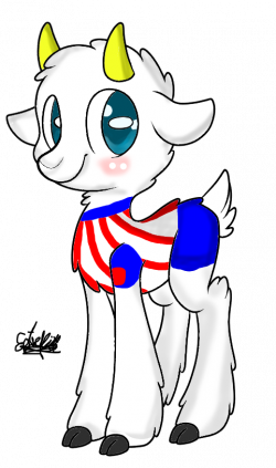 Cute chivas the goat by pasword15703 on DeviantArt