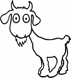 g for goat Colouring Pages - Clip Art Library