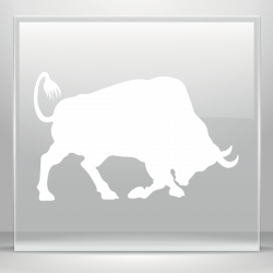 Simple color vinyl Angry Bull | Stickers Factory
