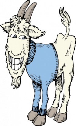 Goat In A Sweater Clipart | i2Clipart - Royalty Free Public Domain ...