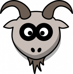 Goat Head Clip Art at Clker.com - vector clip art online, royalty ...