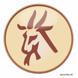 Clipart - Star Sign Goat