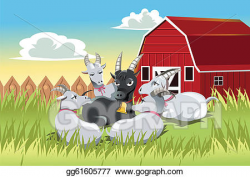 Vector Art - Goats. EPS clipart gg61605777 - GoGraph