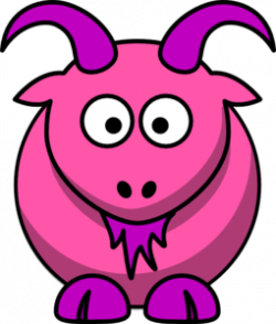 Pink Goat Clip Art at Clker.com - vector clip art online ...