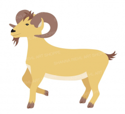 Farm Clipart Goat Art | Barn Life Commercial Use Baby Animal Clipart |  Barnyard Instant Download Art | Digital Scrapbook Download Printable