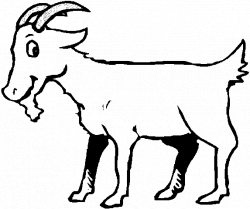 Line Drawing Of A Goat - ClipArt Best | kussings in 2019 ...