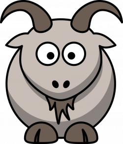 Public Domain Clip Art Image | Illustration of a cartoon goat | ID ...