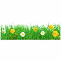 Banner Royalty Free Download Grass And Flowers Clipart ...