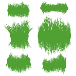 Grass banners svg clipart cut files eps pdf png dxf download Cricut  Silhouette Cameo Vinyl