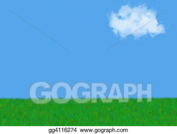 Stock Illustrations - Grassy scene. Stock Clipart gg4116274 ...