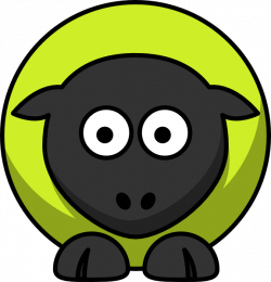 Sheep - Pea Green - Sheep Clip Art at Clker.com - vector clip art ...