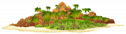 Island with Palm Trees PNG Clip Art | Gallery Yopriceville - High ...