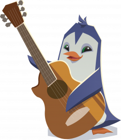 Image - Penguin with guitar.png | Animal Jam Wiki | FANDOM powered ...