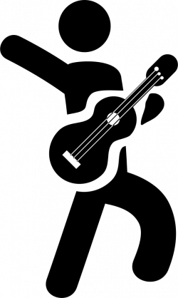 Guitar Player Svg Png Icon Free Download (#37065) - OnlineWebFonts.COM