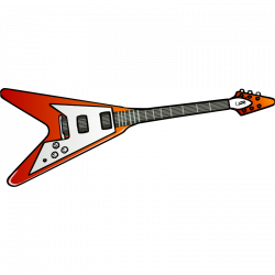 Gibson Flying V Electric guitar Cartoon - A Picture Of A Guitar 800 ...