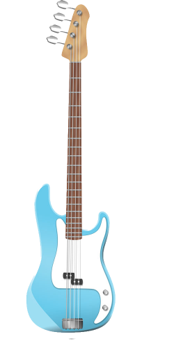 Bass guitar Clip art - Cartoon electric guitar 500*1000 transprent ...
