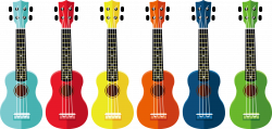 Ukulele Drawing Clip art - Color guitar 2206*1052 transprent Png ...